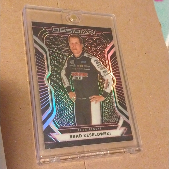 2021 Obsidian Brad Keselowski SSP NASCAR Refractor Prizm Only 25 Made - Picture 1 of 4